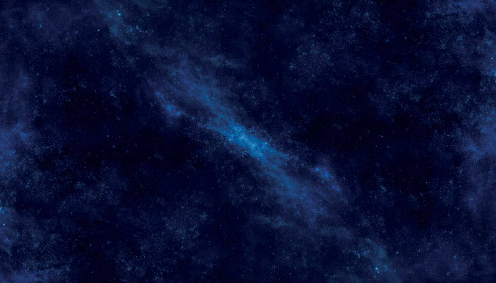 Space background with stars. Dark blue nebula twinkling bright stars. The galaxy of the universe. Watercolor background. vector