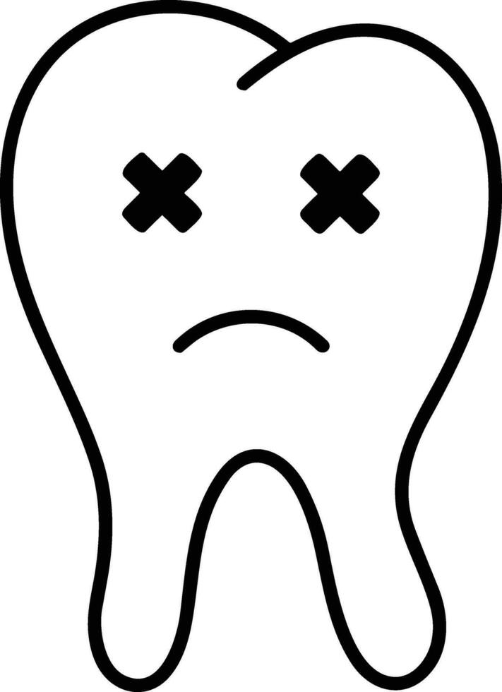 Tooth dentist icon symbol image vector. Illustration of the dental medicine symbol design graphic image vector