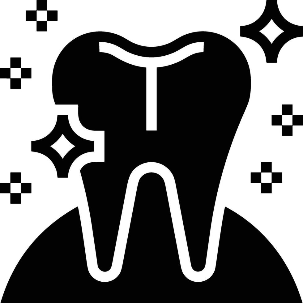 diente dentista icono símbolo imagen vector. ilustración de el dental medicina símbolo diseño gráfico imagen vector