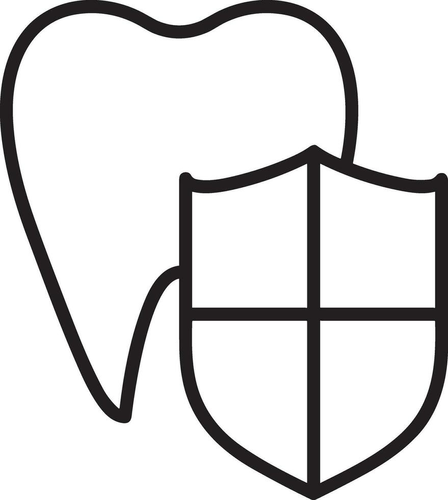 diente dentista icono símbolo imagen vector. ilustración de el dental medicina símbolo diseño gráfico imagen vector