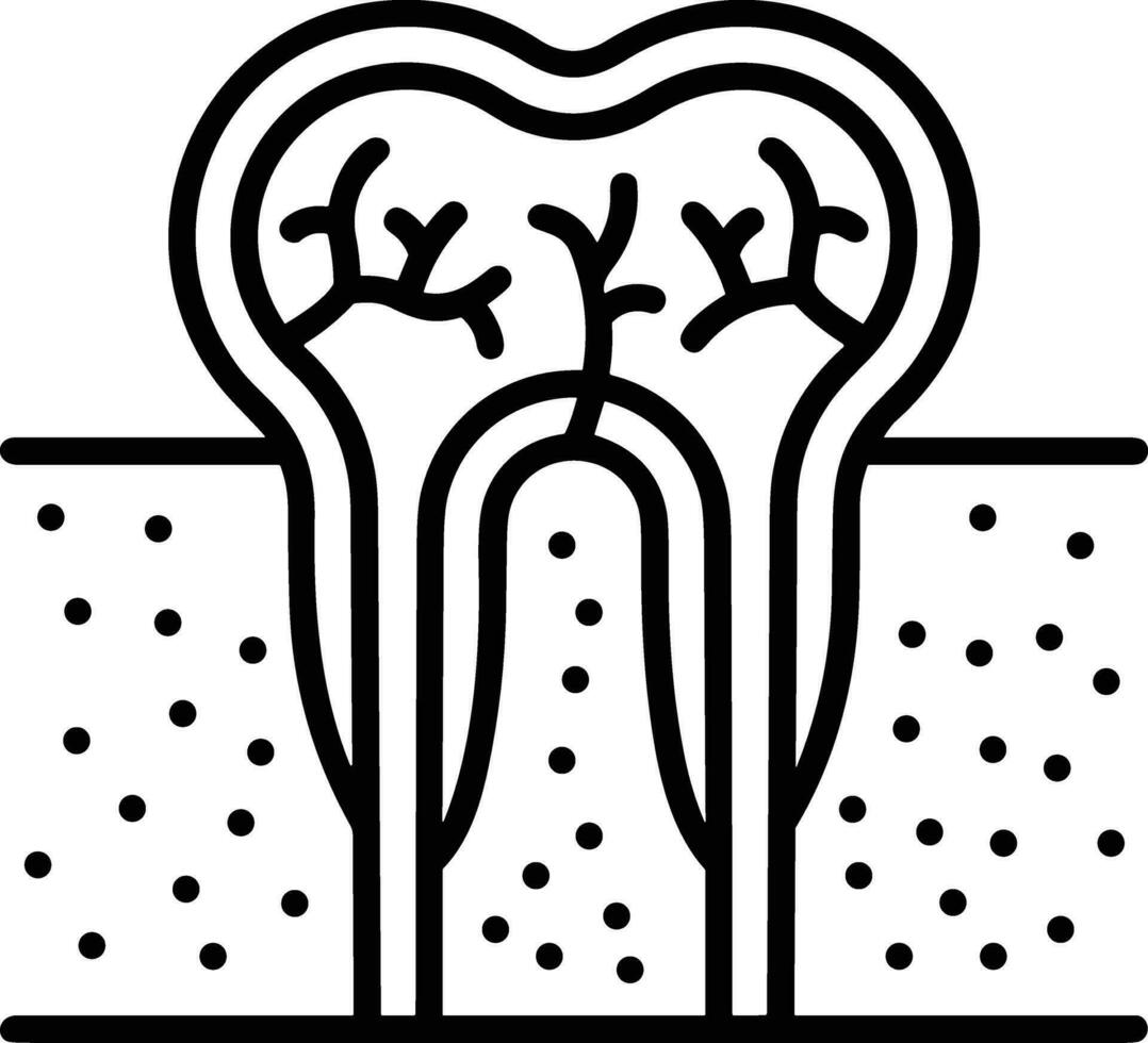 Tooth dentist icon symbol image vector. Illustration of the dental medicine symbol design graphic image vector