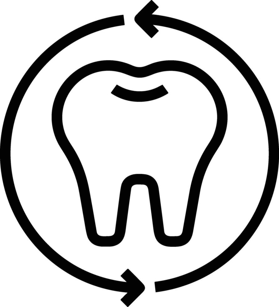 Tooth dentist icon symbol image vector. Illustration of the dental medicine symbol design graphic image vector