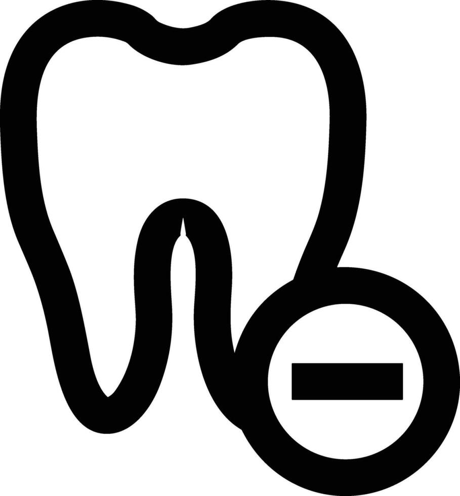 diente dentista icono símbolo imagen vector. ilustración de el dental medicina símbolo diseño gráfico imagen vector