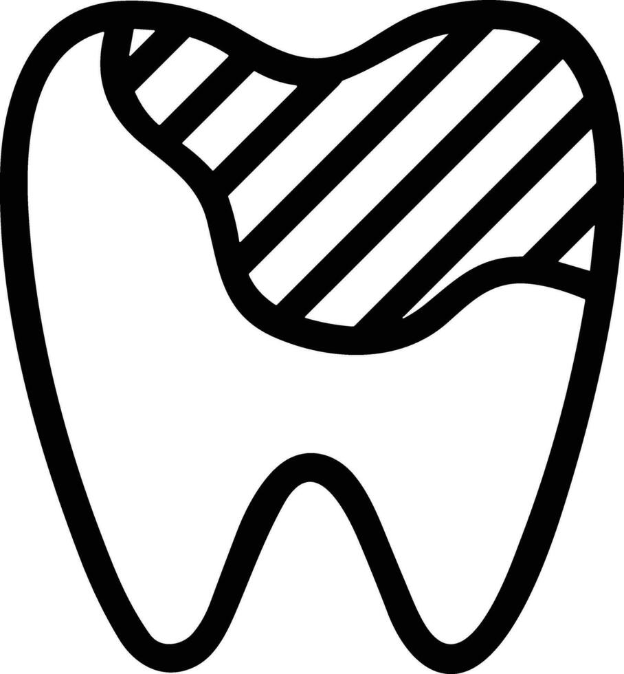 diente dentista icono símbolo imagen vector. ilustración de el dental medicina símbolo diseño gráfico imagen vector