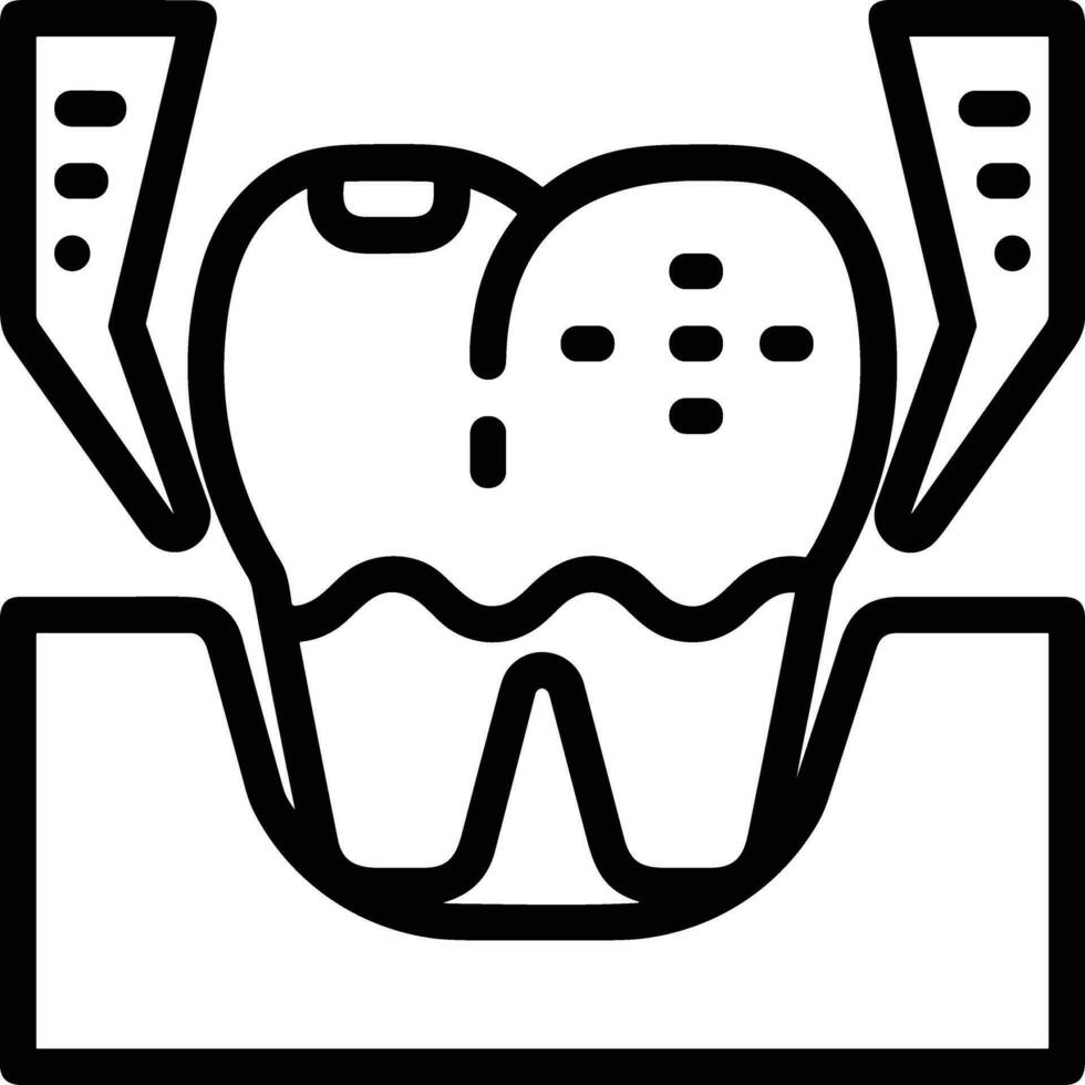 Tooth dentist icon symbol image vector. Illustration of the dental medicine symbol design graphic image vector