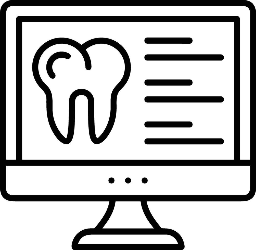 diente dentista icono símbolo imagen vector. ilustración de el dental medicina símbolo diseño gráfico imagen vector