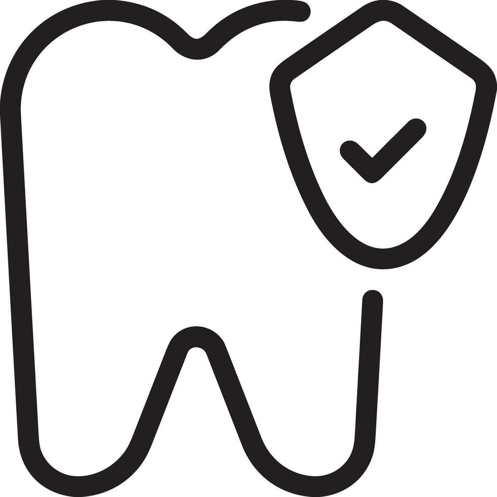 diente dentista icono símbolo imagen vector. ilustración de el dental medicina símbolo diseño gráfico imagen vector