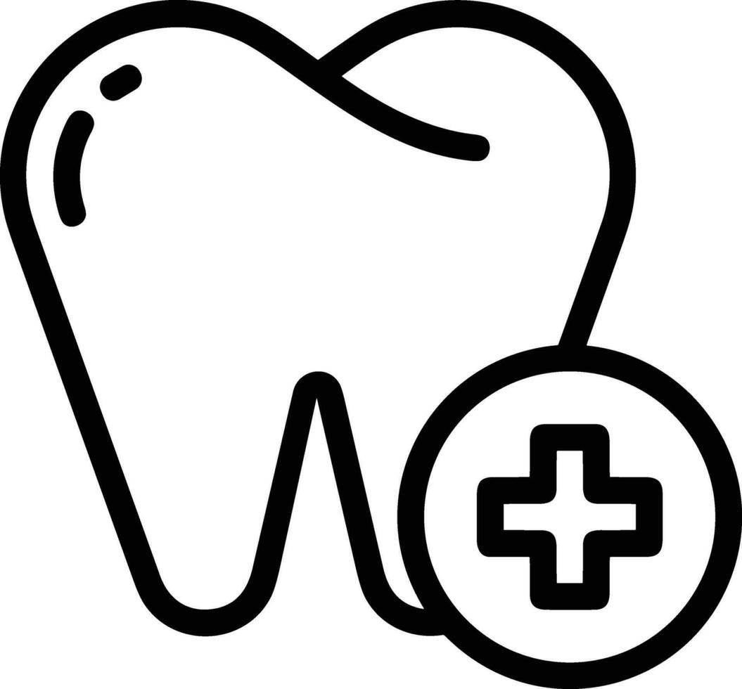 diente dentista icono símbolo imagen vector. ilustración de el dental medicina símbolo diseño gráfico imagen vector