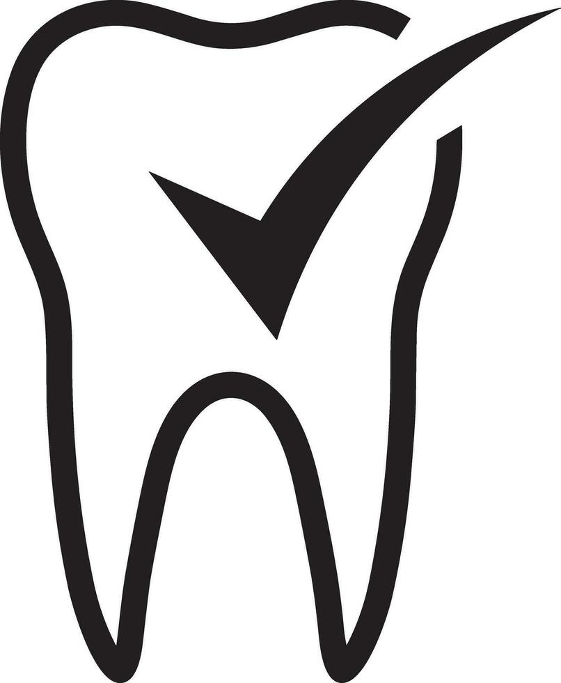 Tooth dentist icon symbol image vector. Illustration of the dental medicine symbol design graphic image vector