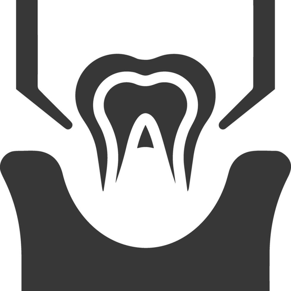 diente dentista icono símbolo imagen vector. ilustración de el dental medicina símbolo diseño gráfico imagen vector