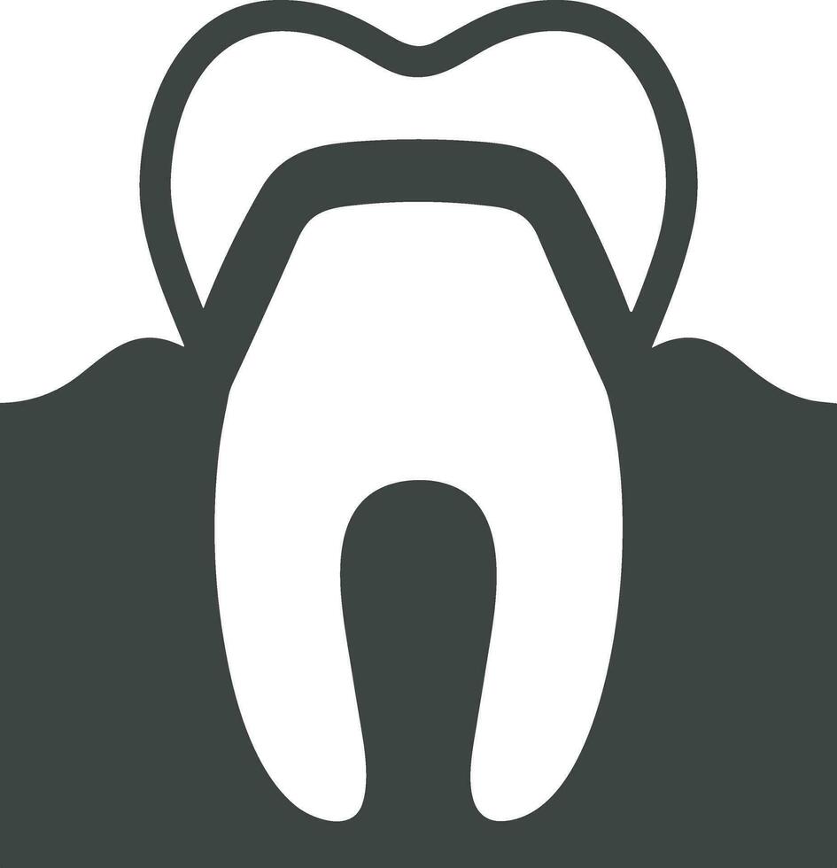 diente dentista icono símbolo imagen vector. ilustración de el dental medicina símbolo diseño gráfico imagen vector