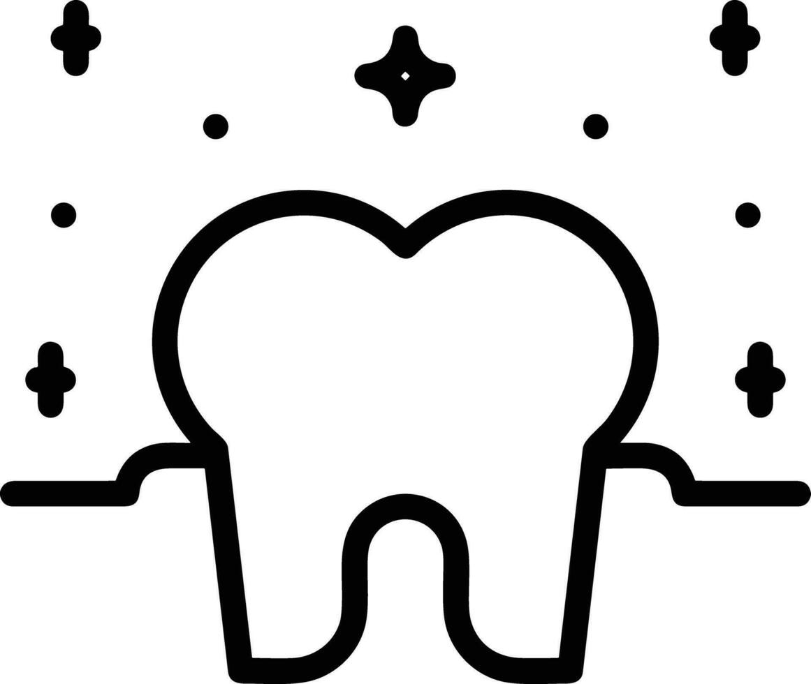 diente dentista icono símbolo imagen vector. ilustración de el dental medicina símbolo diseño gráfico imagen vector