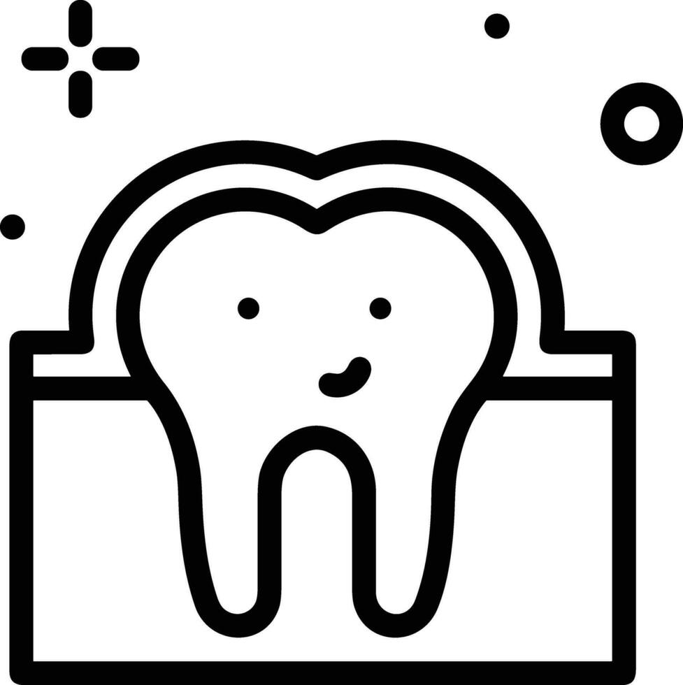 Tooth dentist icon symbol image vector. Illustration of the dental medicine symbol design graphic image vector