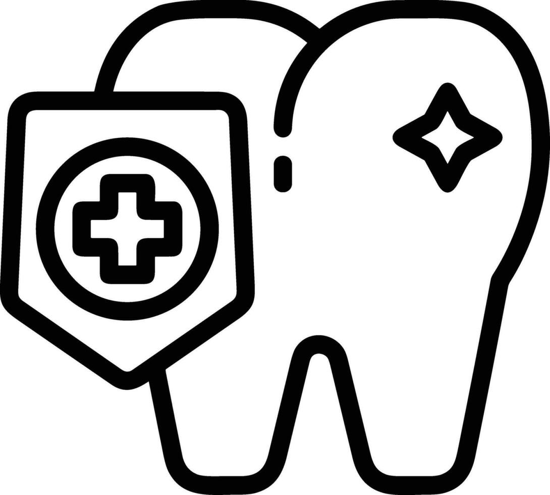 diente dentista icono símbolo imagen vector. ilustración de el dental medicina símbolo diseño gráfico imagen vector