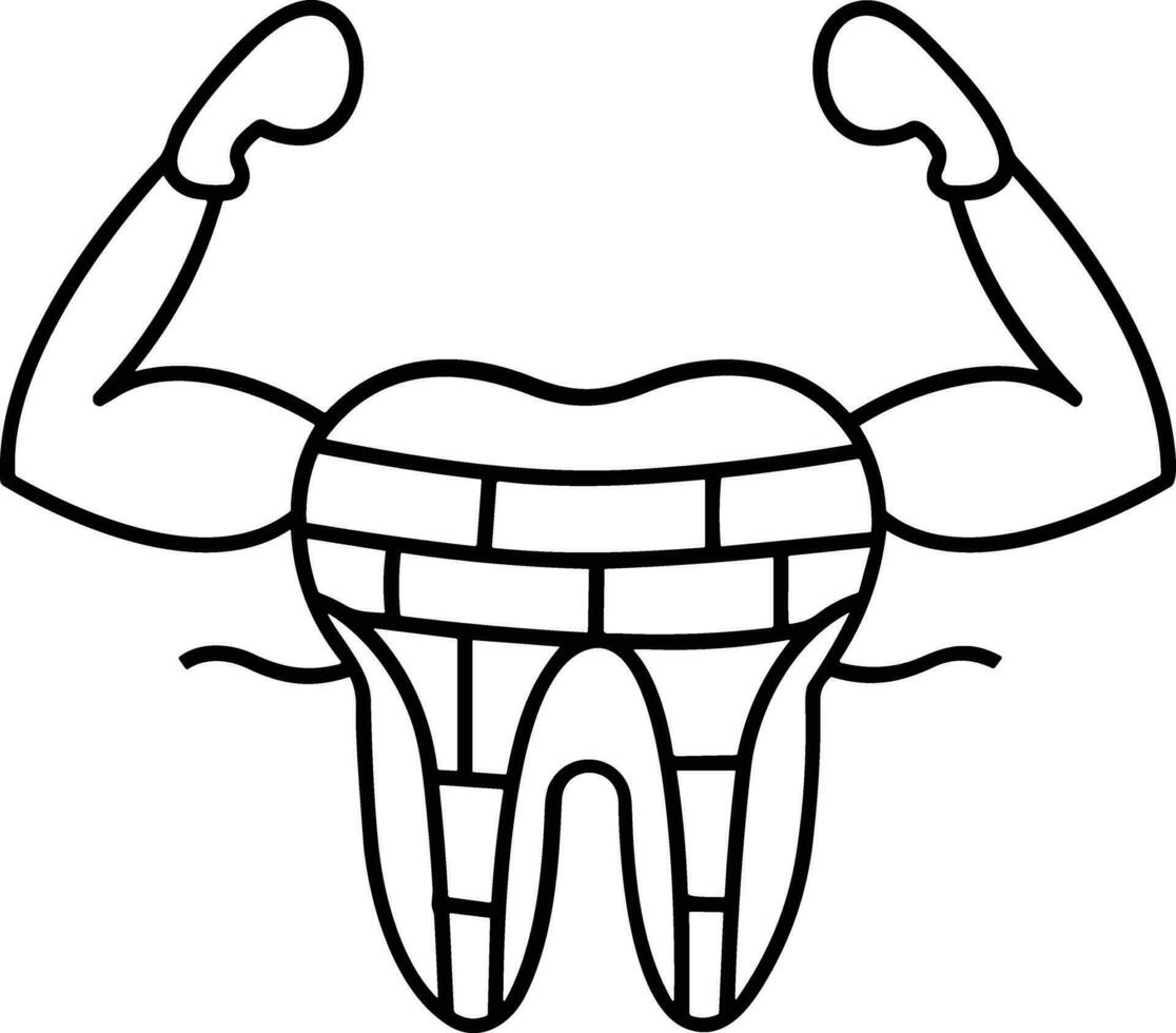 diente dentista icono símbolo imagen vector. ilustración de el dental medicina símbolo diseño gráfico imagen vector