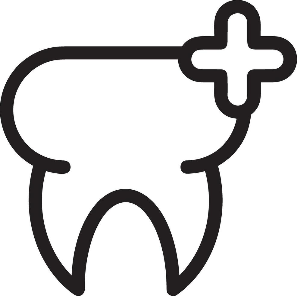 diente dentista icono símbolo imagen vector. ilustración de el dental medicina símbolo diseño gráfico imagen vector