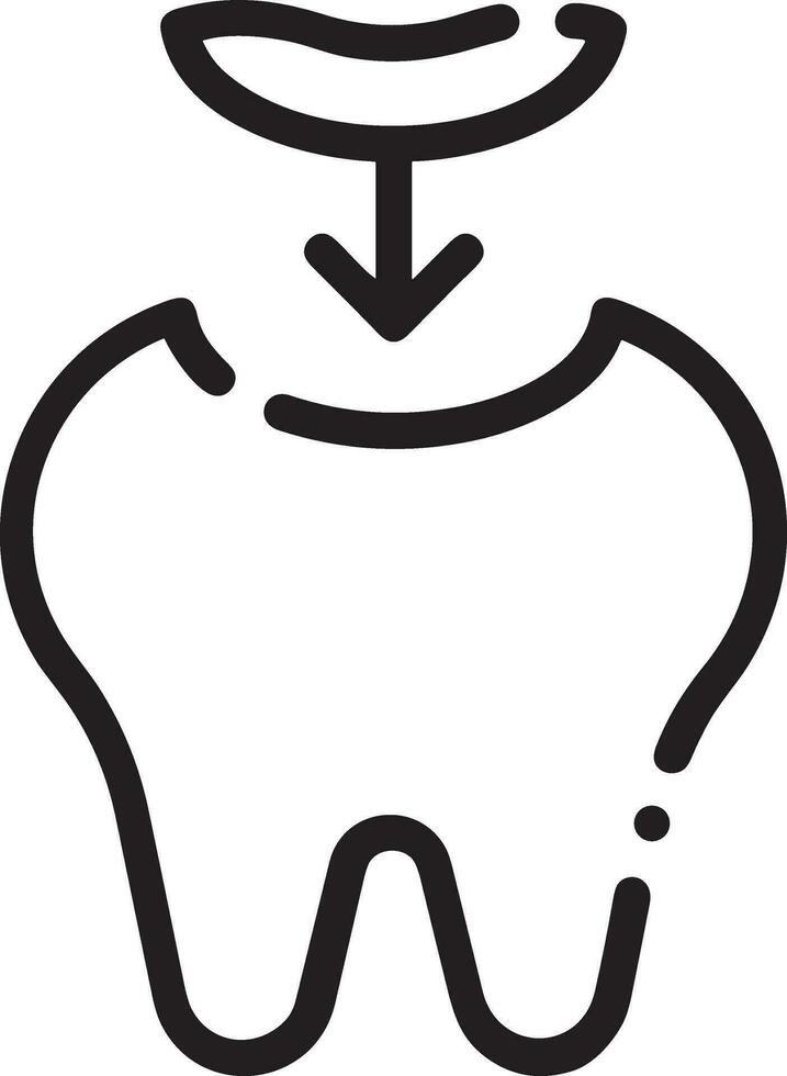 Tooth dentist icon symbol image vector. Illustration of the dental medicine symbol design graphic image vector