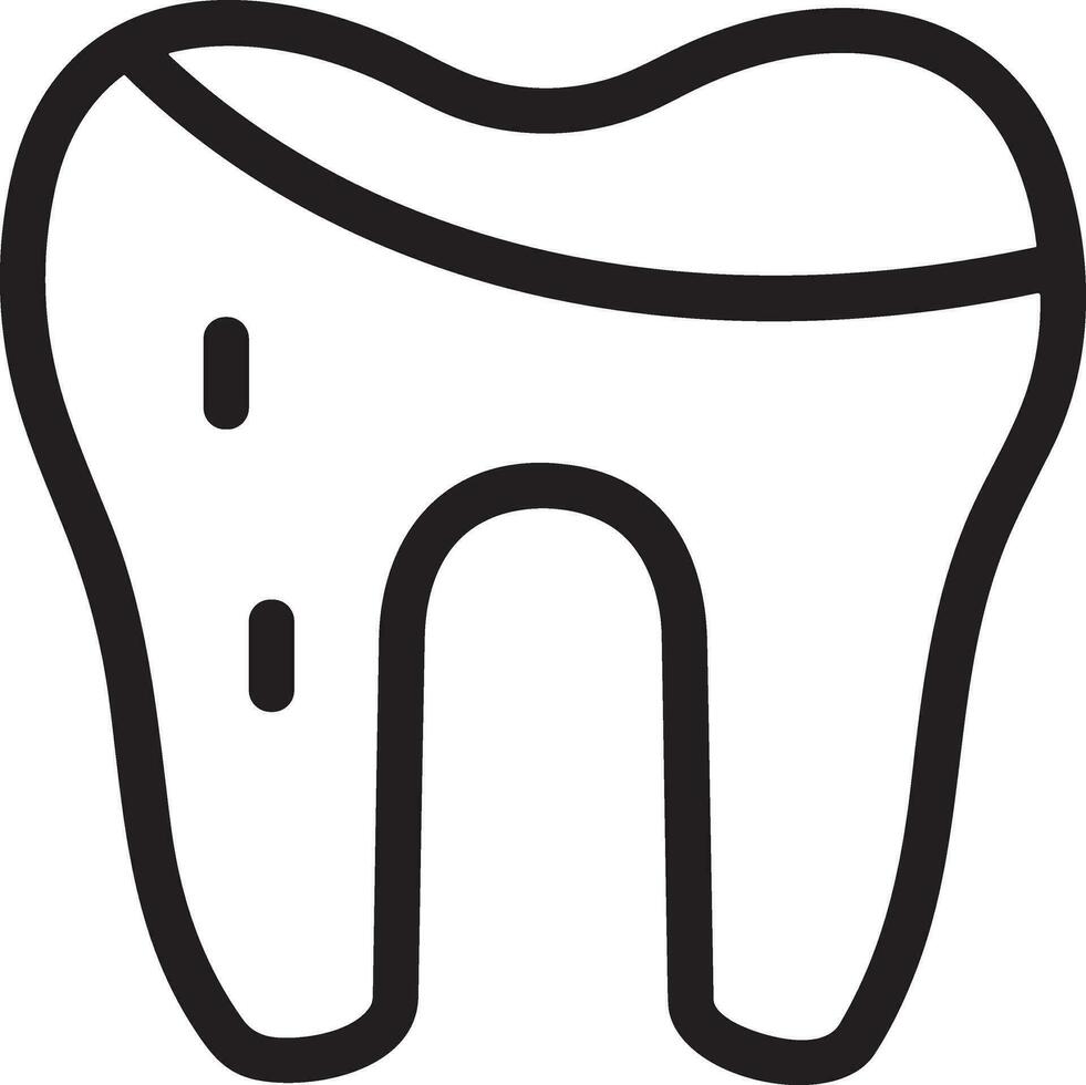 diente dentista icono símbolo imagen vector. ilustración de el dental medicina símbolo diseño gráfico imagen vector