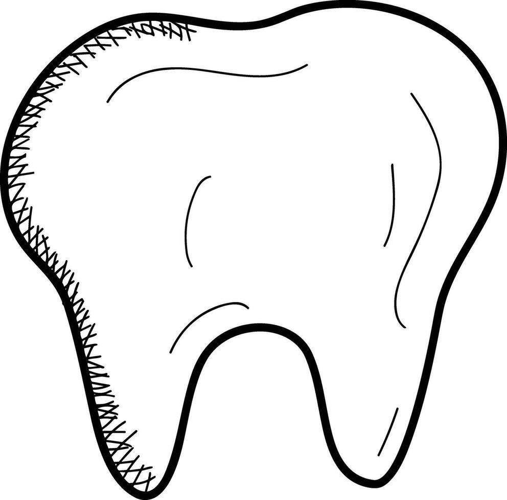 diente dentista icono símbolo imagen vector. ilustración de el dental medicina símbolo diseño gráfico imagen vector
