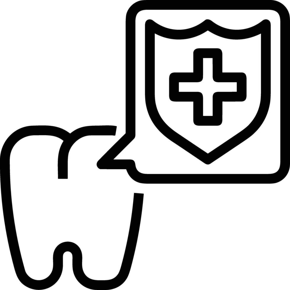 diente dentista icono símbolo imagen vector. ilustración de el dental medicina símbolo diseño gráfico imagen vector