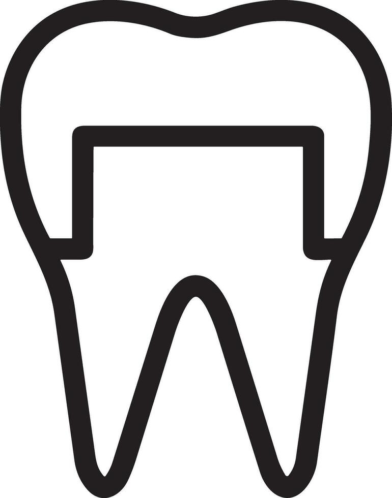 diente dentista icono símbolo imagen vector. ilustración de el dental medicina símbolo diseño gráfico imagen vector