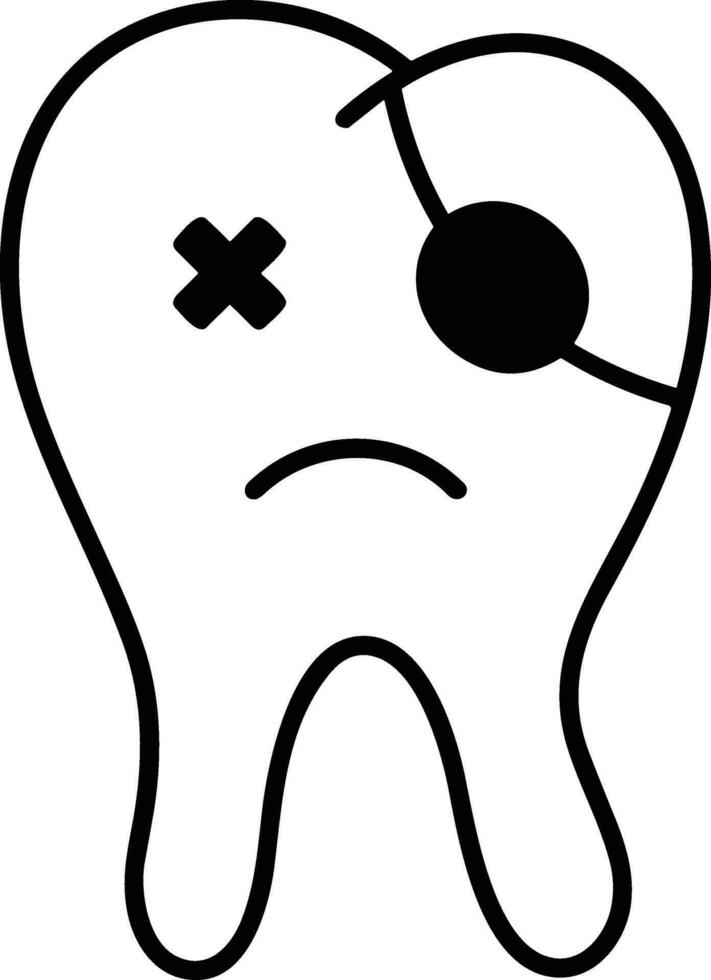 Tooth dentist icon symbol image vector. Illustration of the dental medicine symbol design graphic image vector