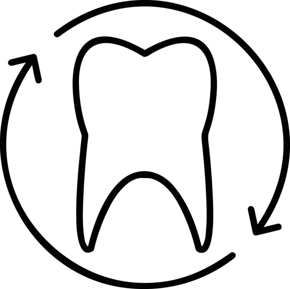 Tooth dentist icon symbol image vector. Illustration of the dental medicine symbol design graphic image vector