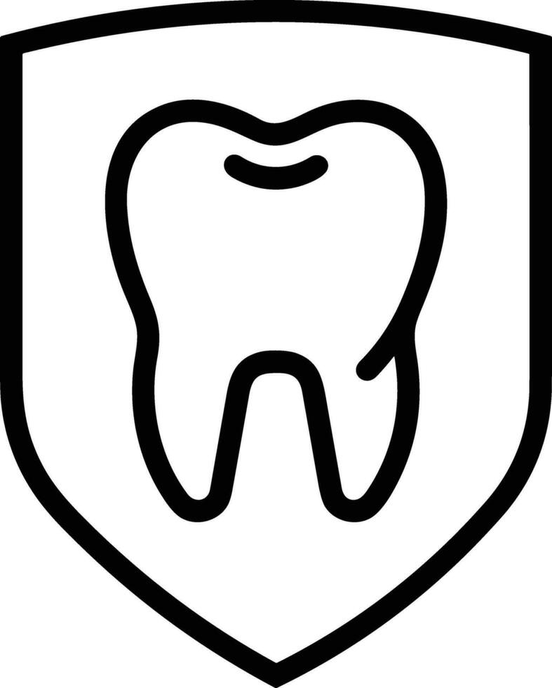 diente dentista icono símbolo imagen vector. ilustración de el dental medicina símbolo diseño gráfico imagen vector