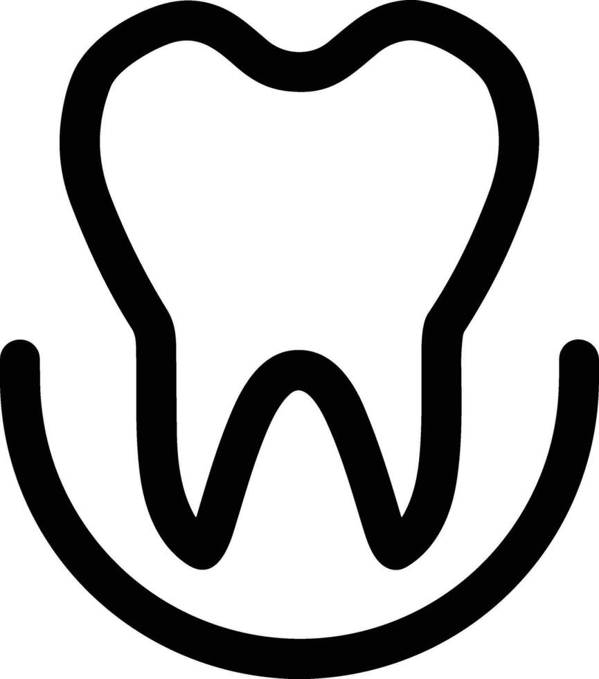 diente dentista icono símbolo imagen vector. ilustración de el dental medicina símbolo diseño gráfico imagen vector