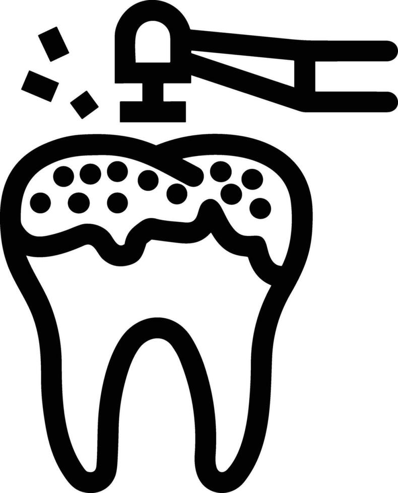 diente dentista icono símbolo imagen vector. ilustración de el dental medicina símbolo diseño gráfico imagen vector