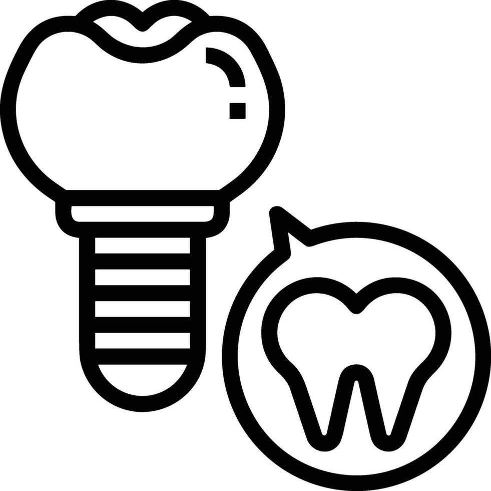 diente dentista icono símbolo imagen vector. ilustración de el dental medicina símbolo diseño gráfico imagen vector