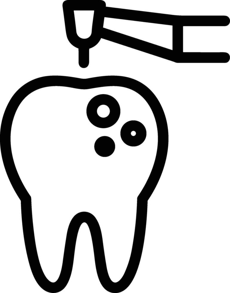 diente dentista icono símbolo imagen vector. ilustración de el dental medicina símbolo diseño gráfico imagen vector