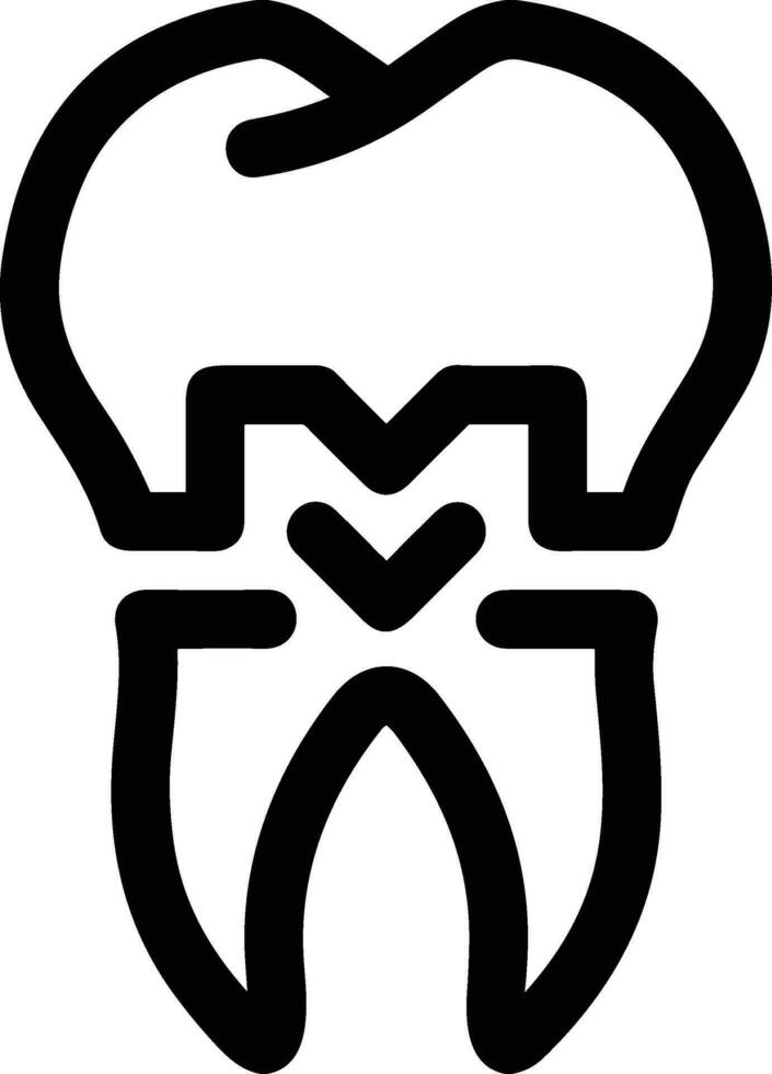 diente dentista icono símbolo imagen vector. ilustración de el dental medicina símbolo diseño gráfico imagen vector