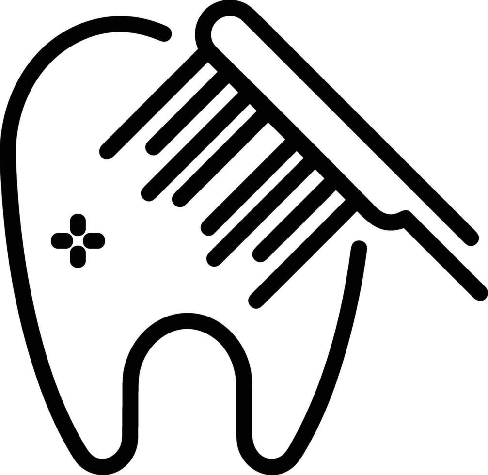 diente dentista icono símbolo imagen vector. ilustración de el dental medicina símbolo diseño gráfico imagen vector