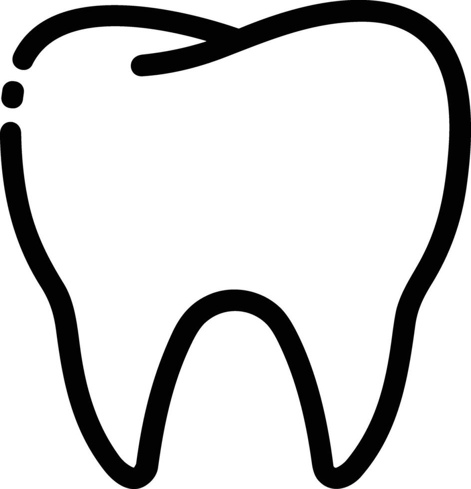 diente dentista icono símbolo imagen vector. ilustración de el dental medicina símbolo diseño gráfico imagen vector