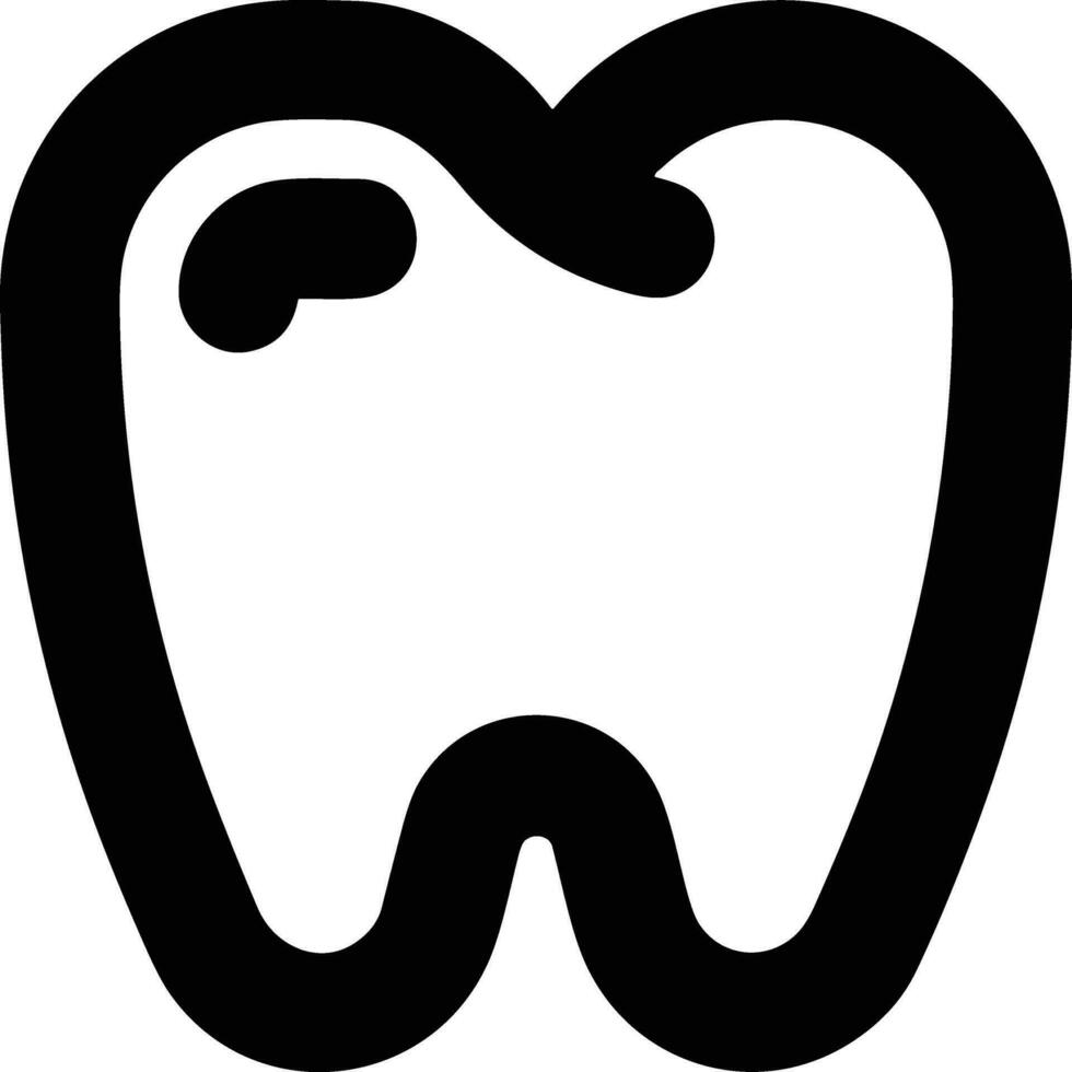 diente dentista icono símbolo imagen vector. ilustración de el dental medicina símbolo diseño gráfico imagen vector