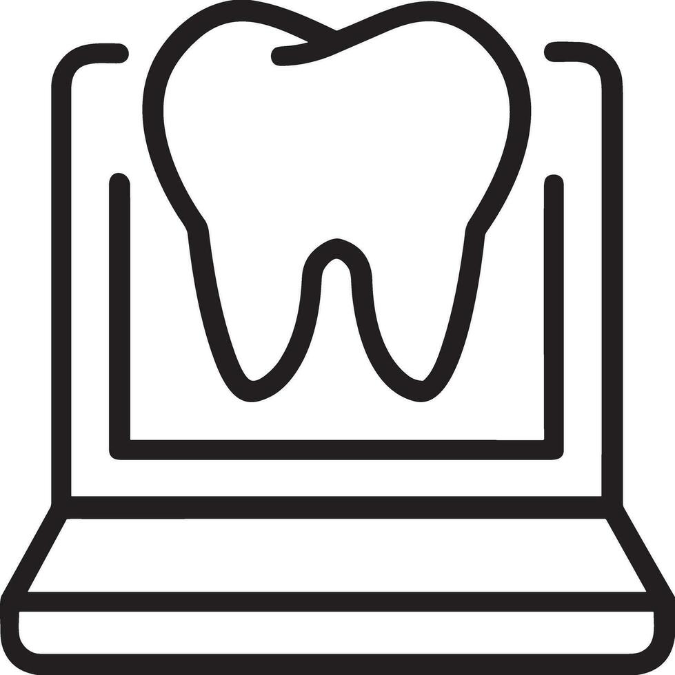 diente dentista icono símbolo imagen vector. ilustración de el dental medicina símbolo diseño gráfico imagen vector