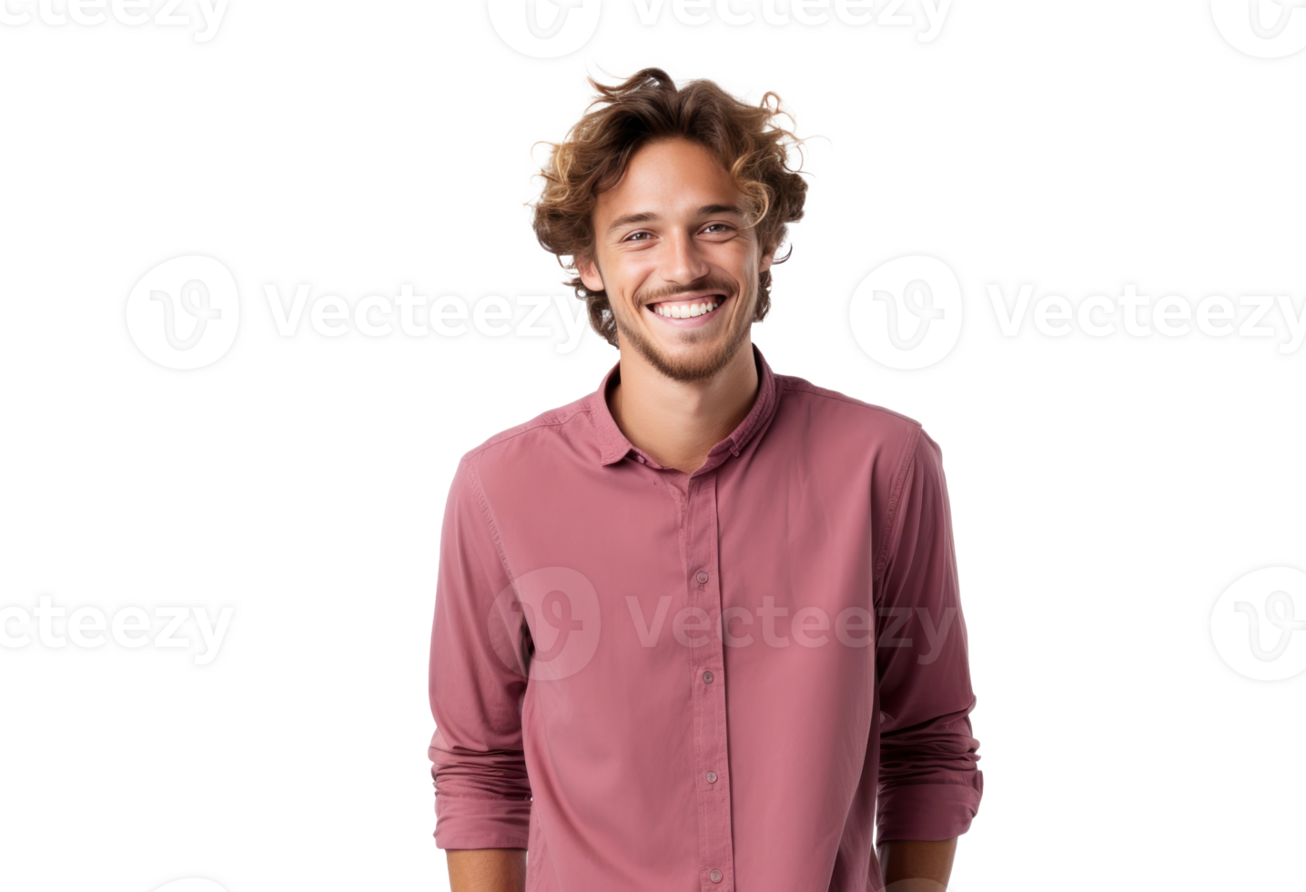 Smiling young man png