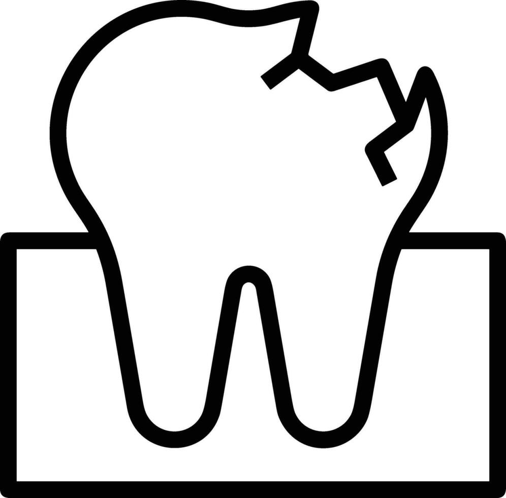 diente dentista icono símbolo imagen vector. ilustración de el dental medicina símbolo diseño gráfico imagen vector