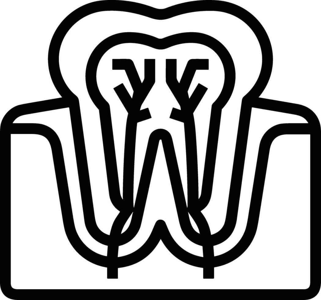 Tooth dentist icon symbol image vector. Illustration of the dental medicine symbol design graphic image vector