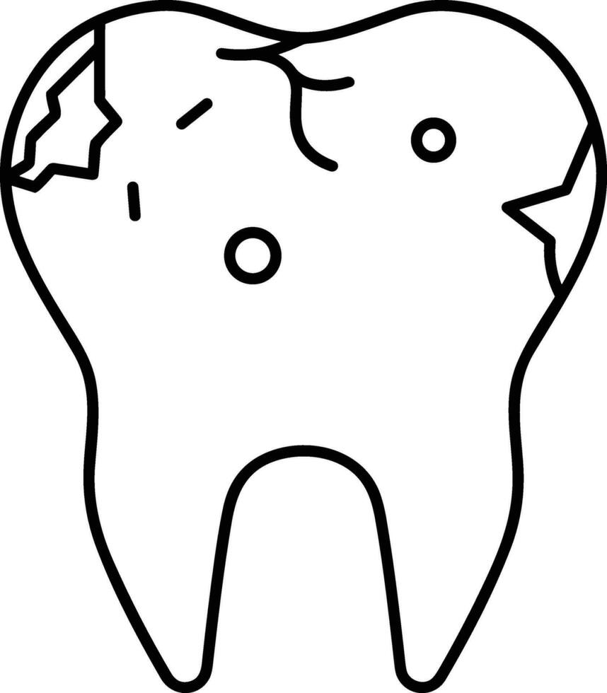 Tooth dentist icon symbol image vector. Illustration of the dental medicine symbol design graphic image vector