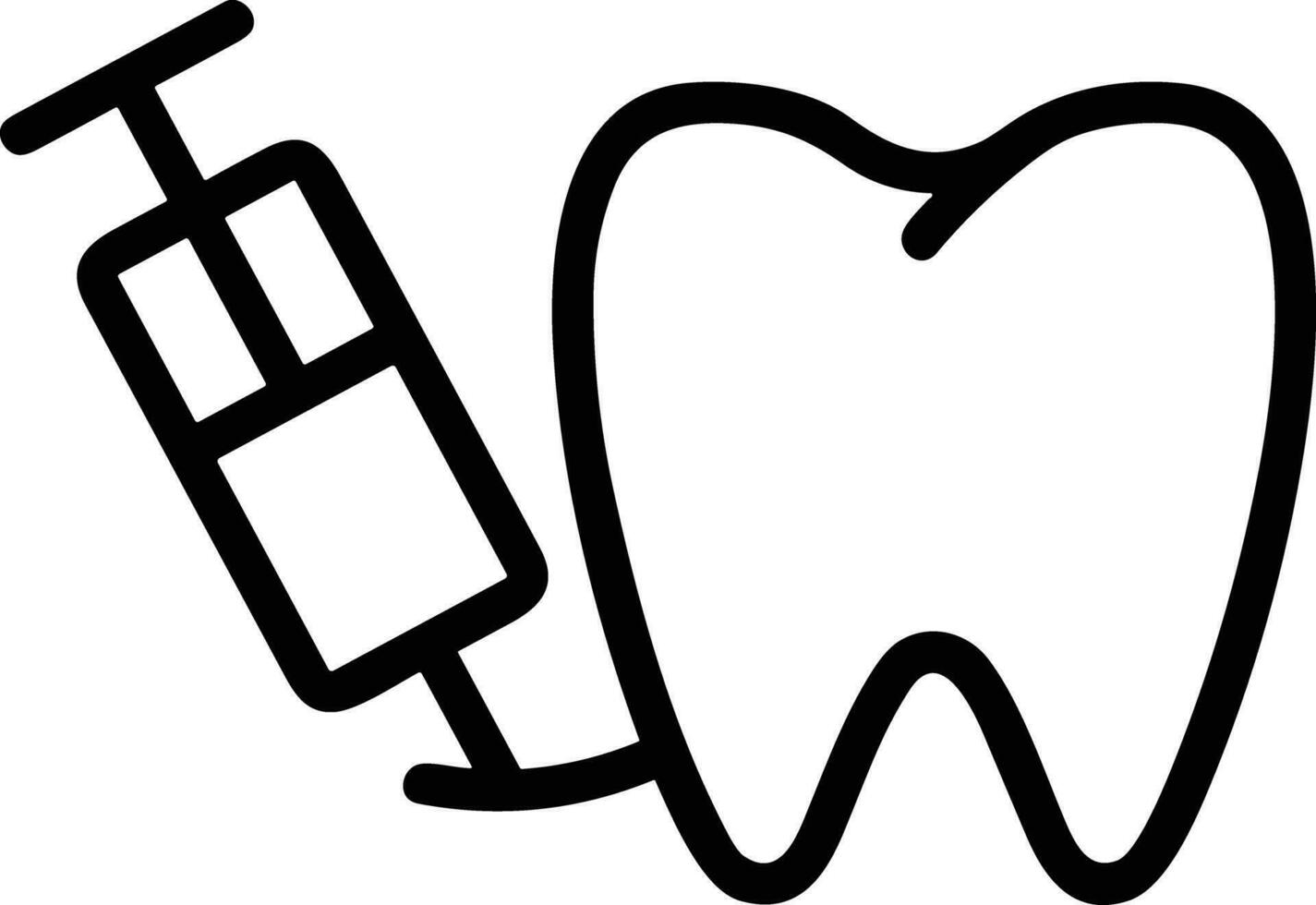 diente dentista icono símbolo imagen vector. ilustración de el dental medicina símbolo diseño gráfico imagen vector