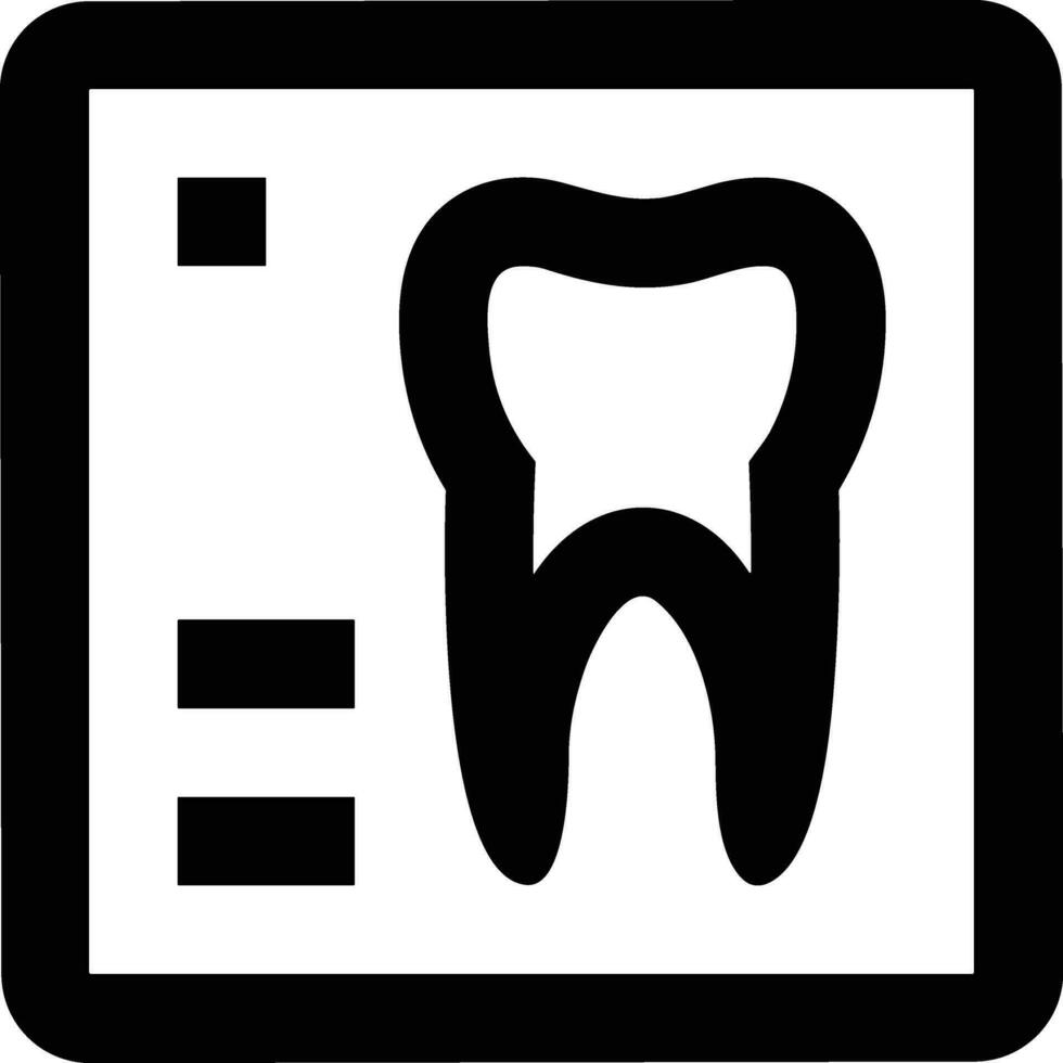 diente dentista icono símbolo imagen vector. ilustración de el dental medicina símbolo diseño gráfico imagen vector