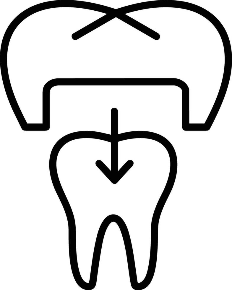 Tooth dentist icon symbol image vector. Illustration of the dental medicine symbol design graphic image vector