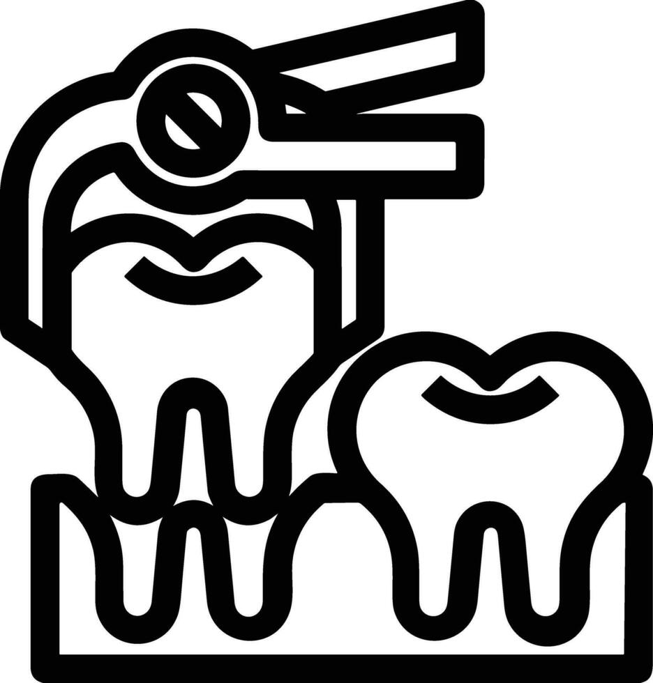 diente dentista icono símbolo imagen vector. ilustración de el dental medicina símbolo diseño gráfico imagen vector