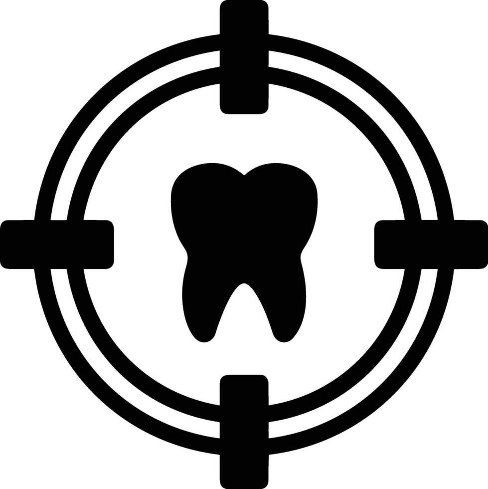 diente dentista icono símbolo imagen vector. ilustración de el dental medicina símbolo diseño gráfico imagen vector