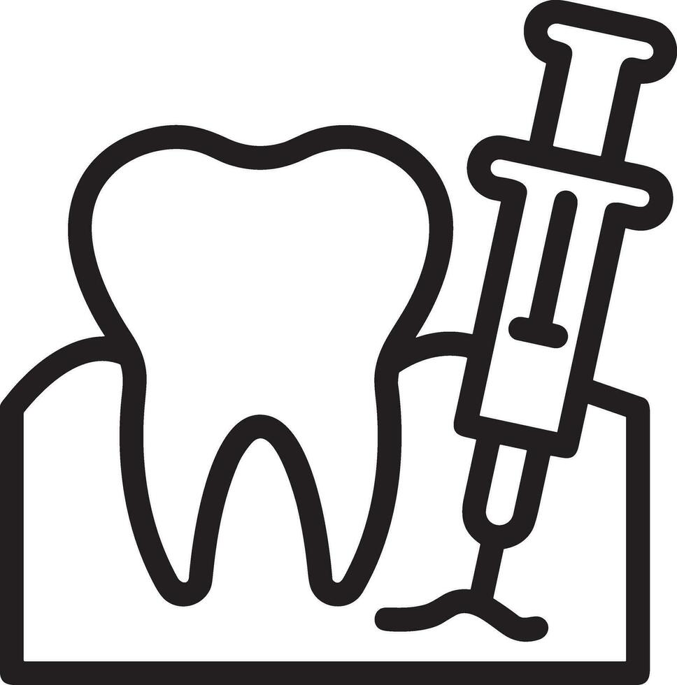 diente dentista icono símbolo imagen vector. ilustración de el dental medicina símbolo diseño gráfico imagen vector