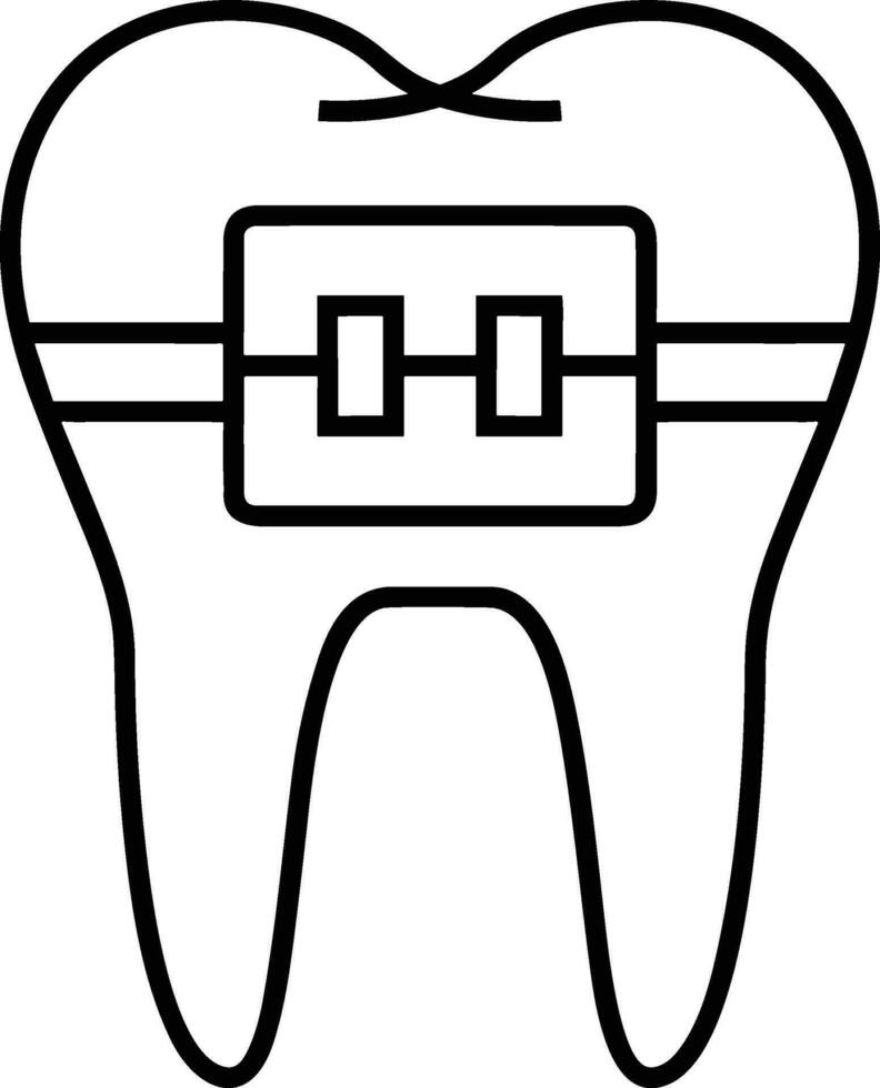 diente dentista icono símbolo imagen vector. ilustración de el dental medicina símbolo diseño gráfico imagen vector