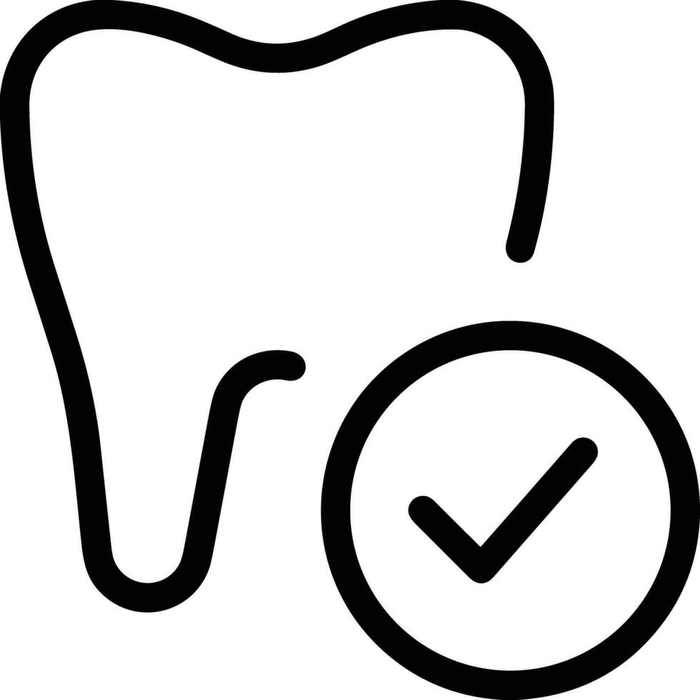 diente dentista icono símbolo imagen vector. ilustración de el dental medicina símbolo diseño gráfico imagen vector