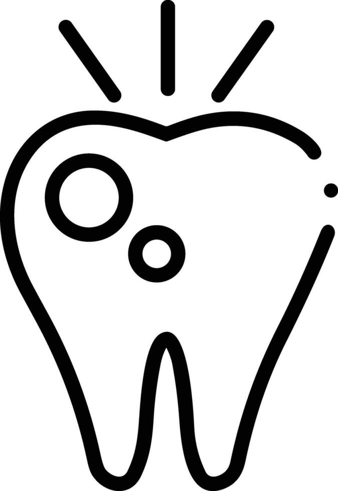 diente dentista icono símbolo imagen vector. ilustración de el dental medicina símbolo diseño gráfico imagen vector